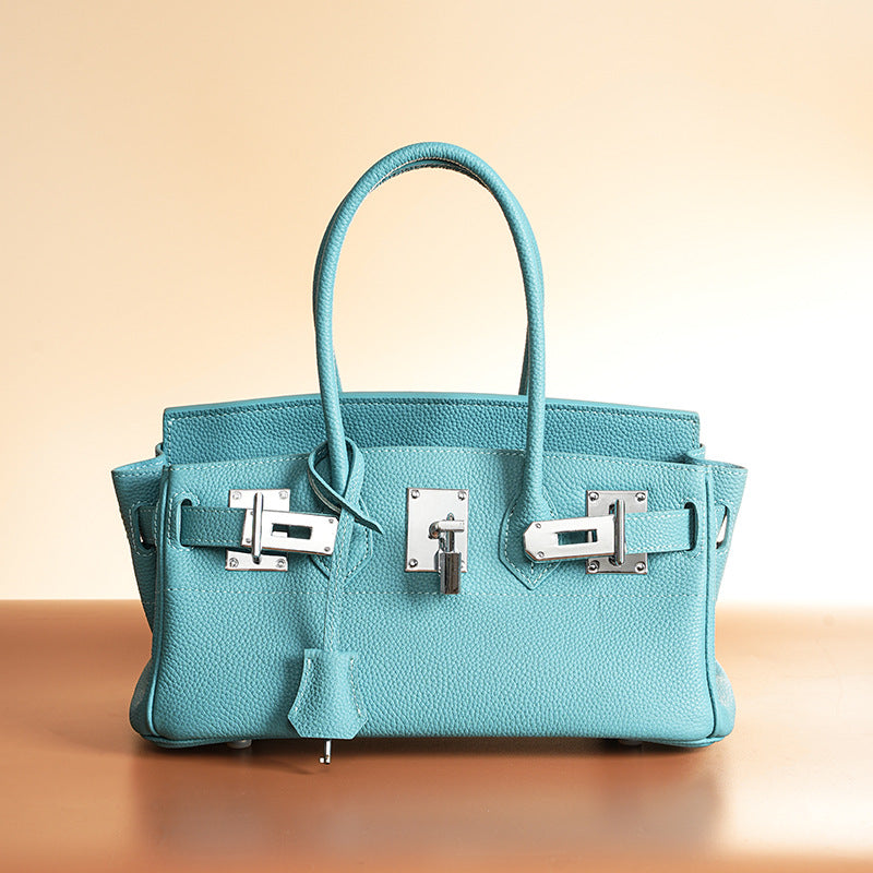 Women's Leather Sier Portable First Layer Cattlehide Fashion Handbags