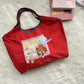 Women's Style Embroidery Shopping Fashion Nylon Waterproof Shoulder Bags