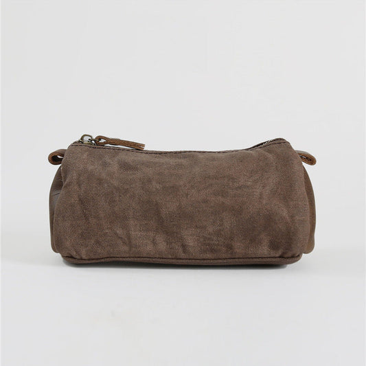 Women's & Men's & Clutch Vintage Canvas Long Zipper Bags