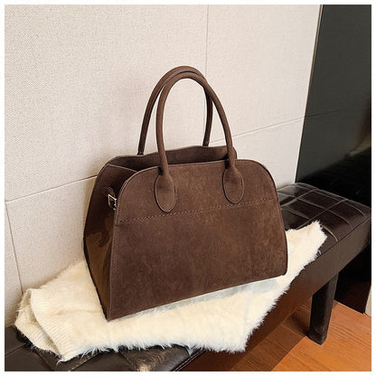 Women's Retro Textured Large Capacity Summer Frosted Tote Bags