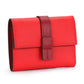 Women's Contrast Color First Layer Cowhide Hand-held Ladies Wallets