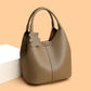 Women's Fashionable Lychee Pattern Soft Leather Western Bags