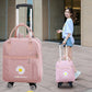 Women's Capacity Canvas Valise Fashion Portable Korean Travel Bags