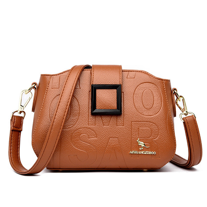 Women's Graceful Fashionable Letter Pouch Mom Shoulder Bags