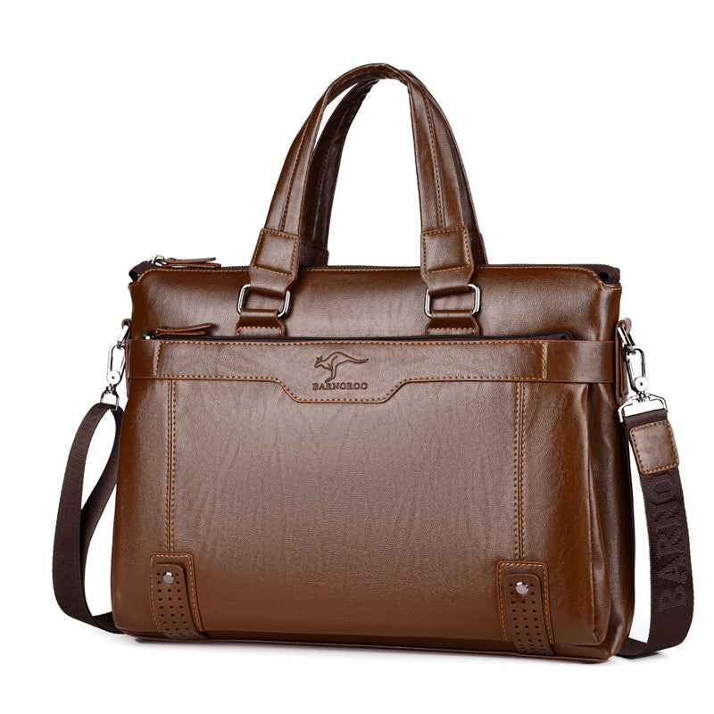 Trendy New Men's Fashion Soft Portable Men's Handbags