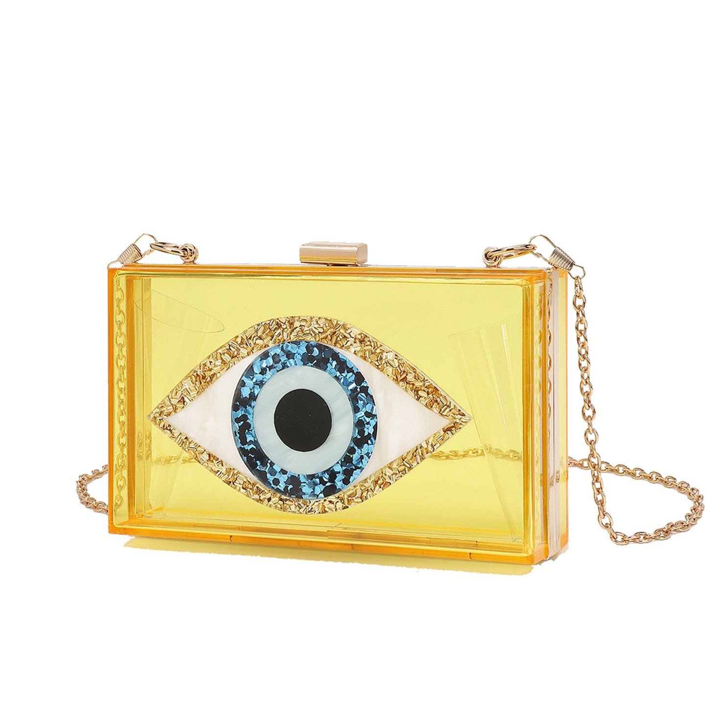 Creative Women's Dinner Glasses Acrylic Chain Handbags