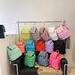 Women's Commuter Large Capacity Lightweight Fluffy Plaid Backpacks