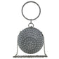 Women's Diamond Round Dinner Banquet Clutch Dress Evening Bags