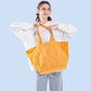 Women's Large Capacity Canvas Lazy Wind College Shoulder Bags