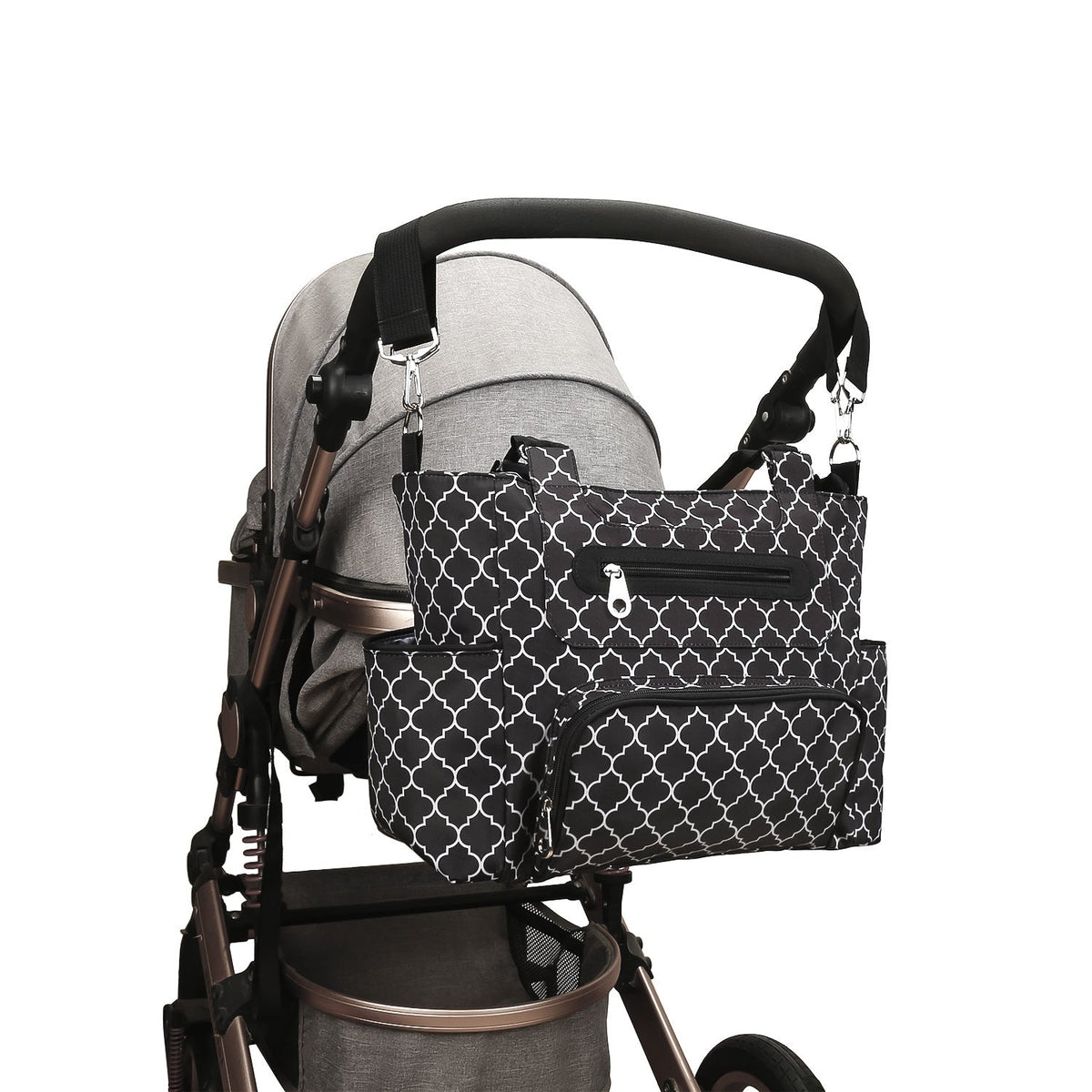Mummy Large Capacity Mom Maternal Striped Bags
