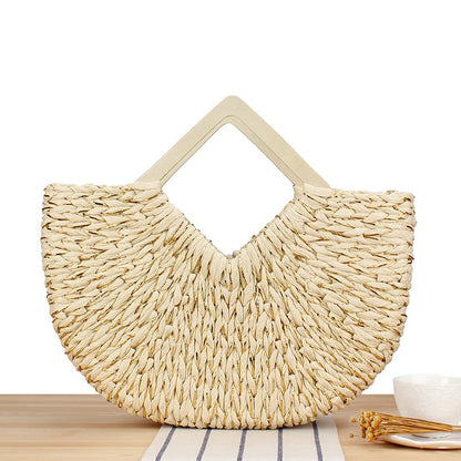 Women's Vacation Beach Simple Gold Thread Fine Shoulder Bags