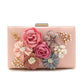 Women's Fashion Flower Dinner Temperament Banquet Clutch All Evening Bags
