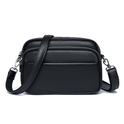 Women's Trendy Genuine Leather First Layer Cowhide Shoulder Bags