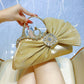 Women's Shiny Diamond Studded Hand Banquet Kelly Handbags
