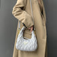 Women's Design Spring Exquisite High-grade Pleated Underarm Handbags