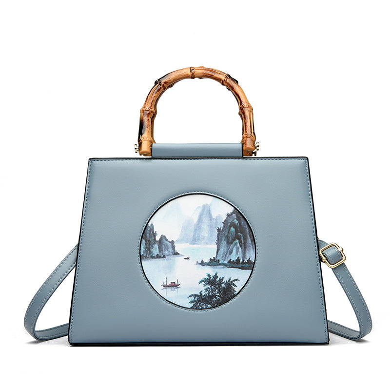 Women's Chinese Style One Spring Versatile Large Crossbody Bags