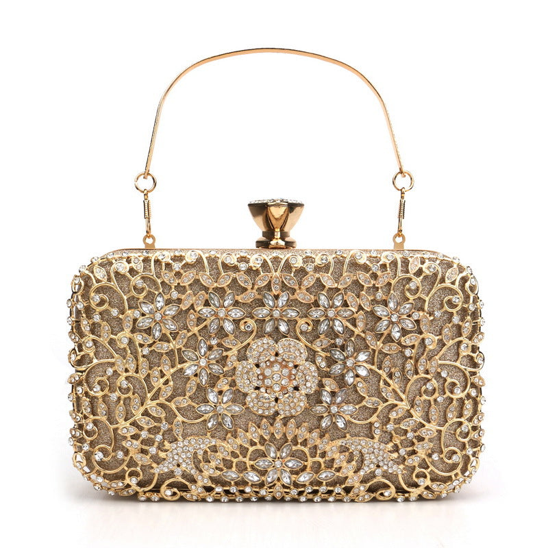 Inlaid With Diamond Dinner Banquet Clutch Bags