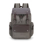Men's Canvas Computer Personalized Fashion Drawstring Flip Backpacks