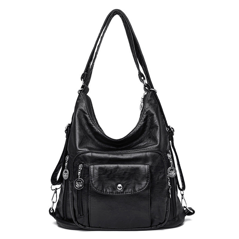 Cool Women's Retro Soft Leather Mother Crossbody Bags