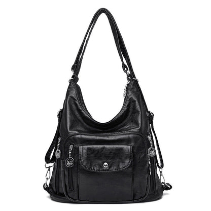 Cool Women's Retro Soft Leather Mother Crossbody Bags