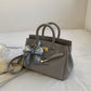 Women's Fashionable Lychee Pattern Large Capacity Kelly Shoulder Bags