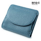 Mini Folding Simple Genuine Leather Female Ladies Wallets