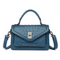 Women's Kelly Fashion Crocodile Pattern Korean Handbags