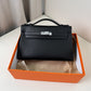Women's Chain Kelly Calf Leather Mini Generation Crossbody Bags