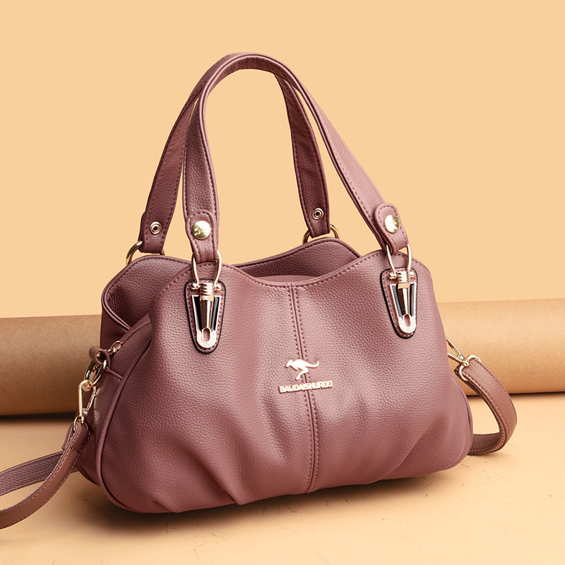 Women's Innovative Large Capacity Elegant Soft Shoulder Bags