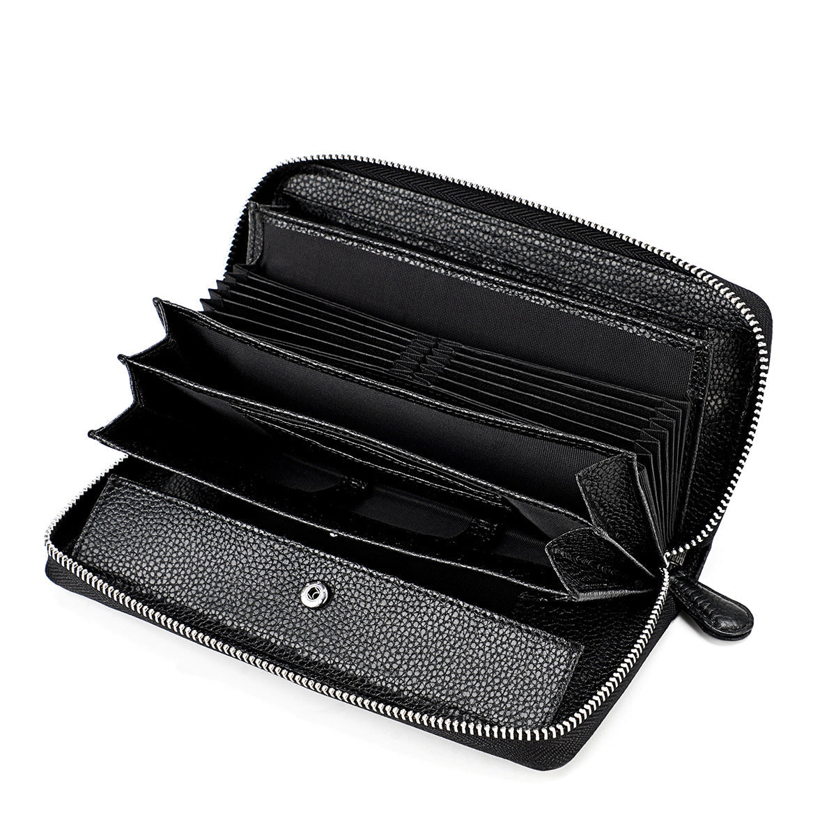 Women's & Men's & Fashion Organ Clutch Zipper Change Ladies Wallets
