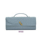 Women's Niche Woven Baguette Fashion Horizontal Clutch Handbags