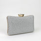 Fashion Net Drill Dinner Clutch Banquet Crossbody Bags