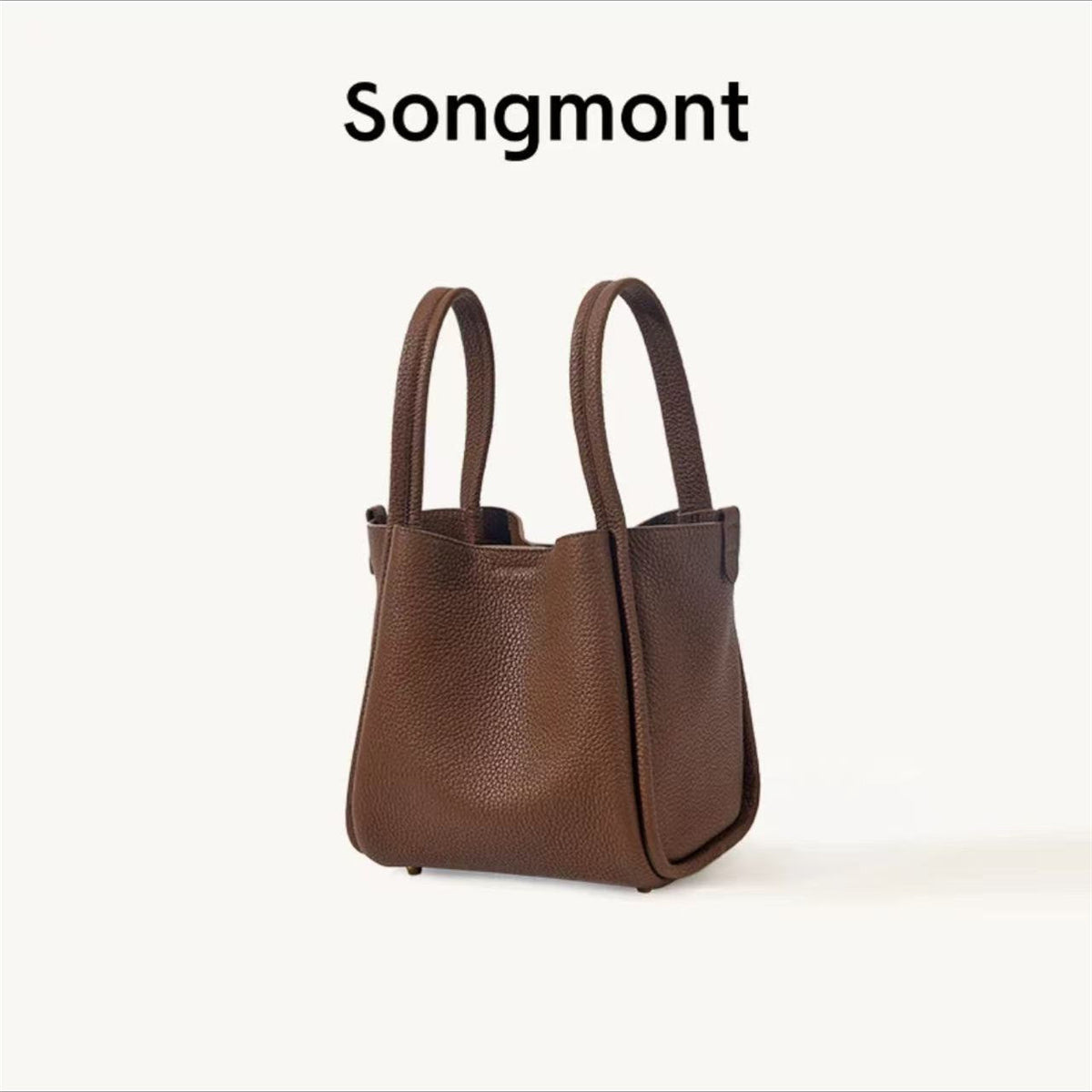 Medium-sized Vegetable Basket Series Genuine Leather Large Capacity Bucket Bags