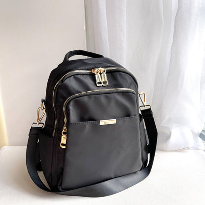 Women's Waterproof Nylon Cloth Fashion Simple Backpacks