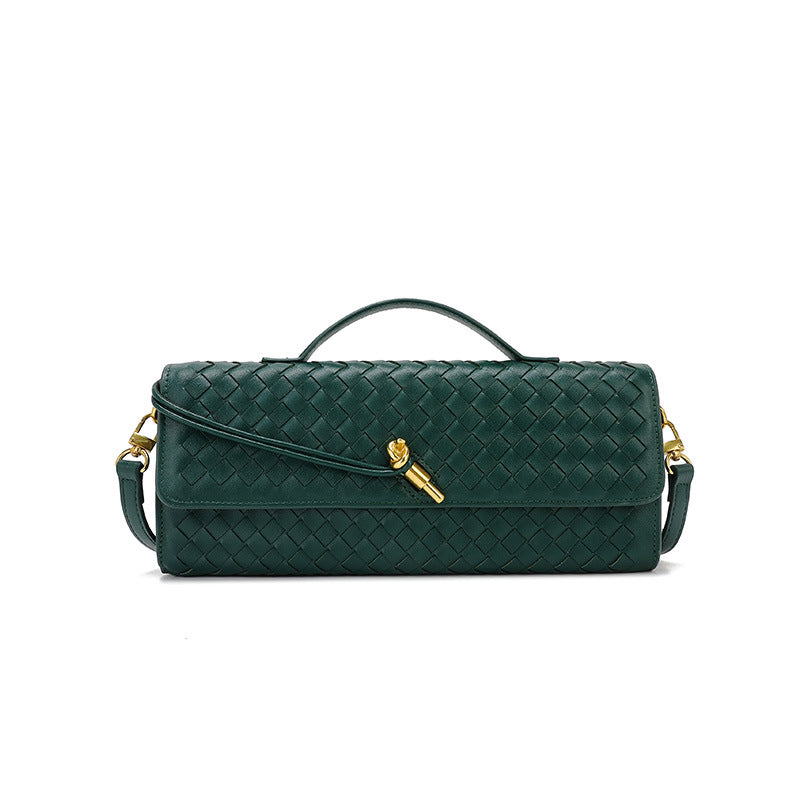 Women's French Stick File Horizontal Hand Autumn Woven Crossbody Bags