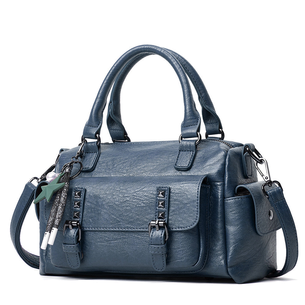 Women's Large Capacity Willow Fashion Soft Leather Bags