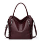 Women's Large Capacity Textured Simple Commuter Handbags