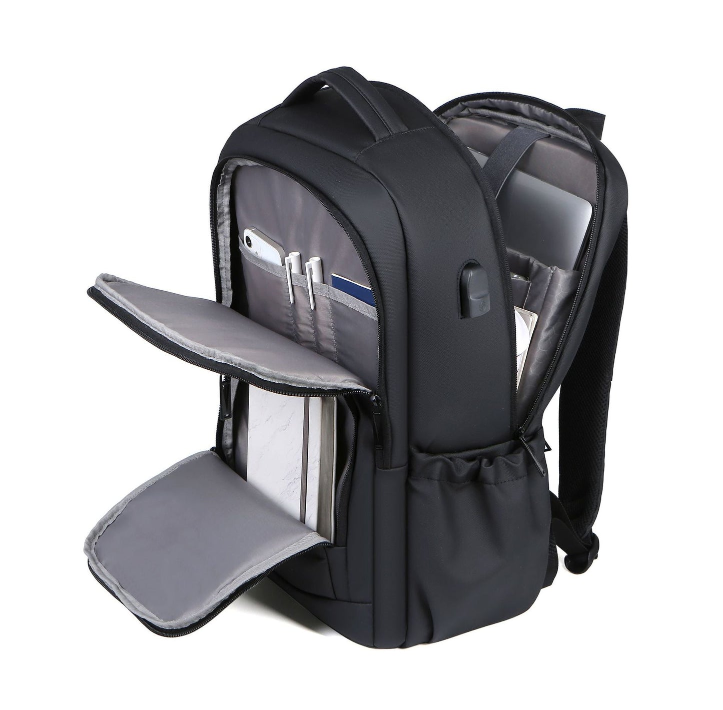 Men's Capacity Reflective Computer Commuter Business Portable Backpacks