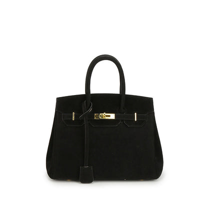 Women's Mild Luxury Retro Portable Platinum Large Tote Bags