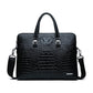 Men's Fashion Alligator Print Document Computer Gift Men's Handbags