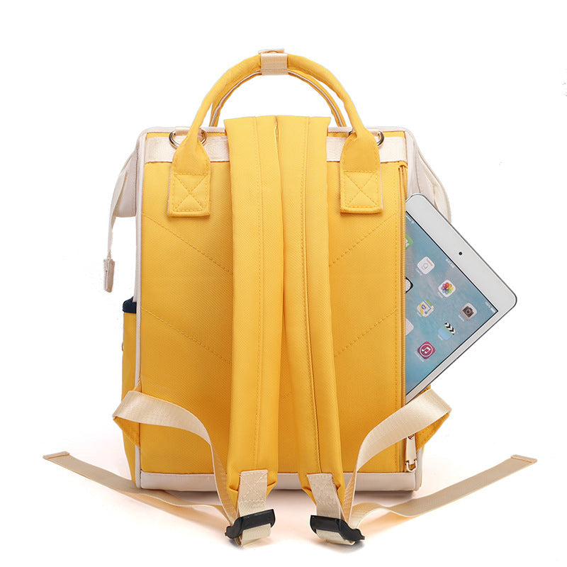 Mummy Double Front Cute Color Matching Bags
