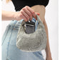 Super Rhinestone Sier Fashion Dinner Wedding Handbags