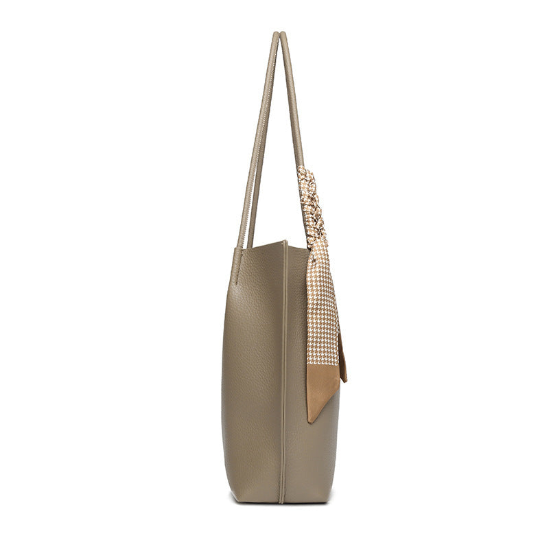 Women's Large Capacity Underarm Korean High-grade Silk Shoulder Bags