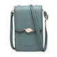Women's Touch Screen Hipster Style Leaf Simple Shoulder Bags