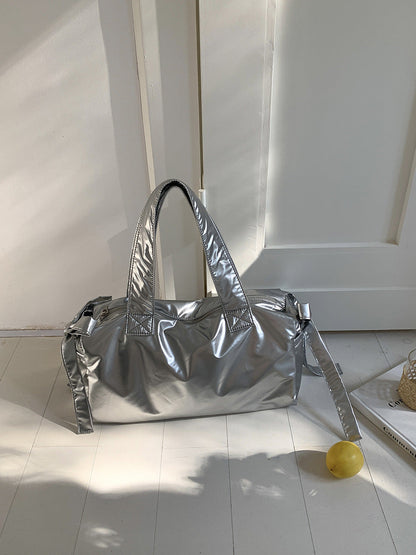 Women's Style Underarm Bow Nylon Large Capacity Shoulder Bags