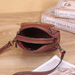 Women's Leather Retro Cowhide Vertical Mobile Phone Bags