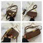 Women's Fashion Pouches Korean Chain Saddle Western Shoulder Bags
