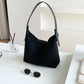 Women's Niche Vintage Leopard Print Canvas Large Shoulder Bags