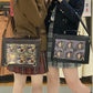 Cartoon Uniform Sense Daily Female White Backpacks
