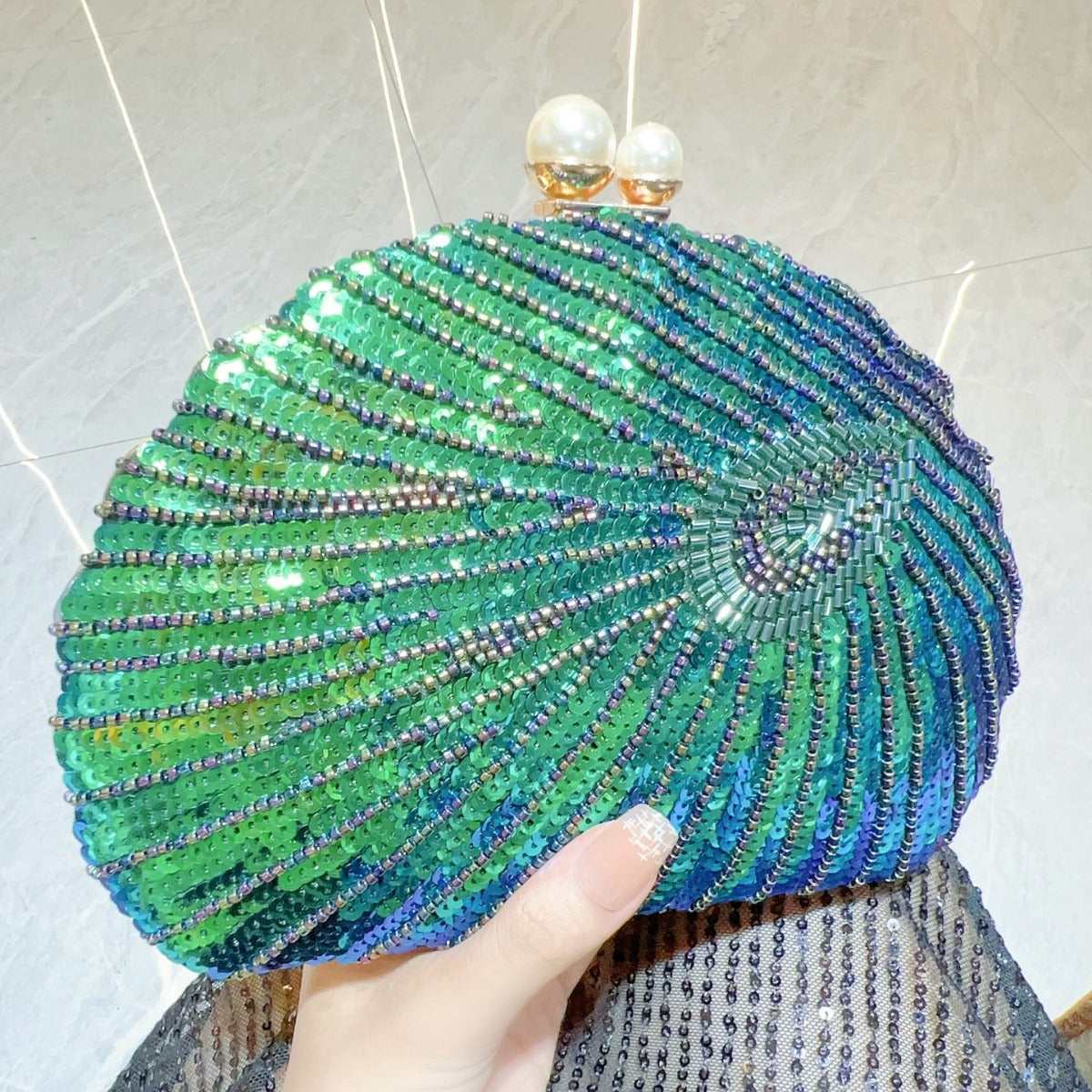 Vintage Beaded Embroidered Wear Portable Cheongsam Bucket Bags